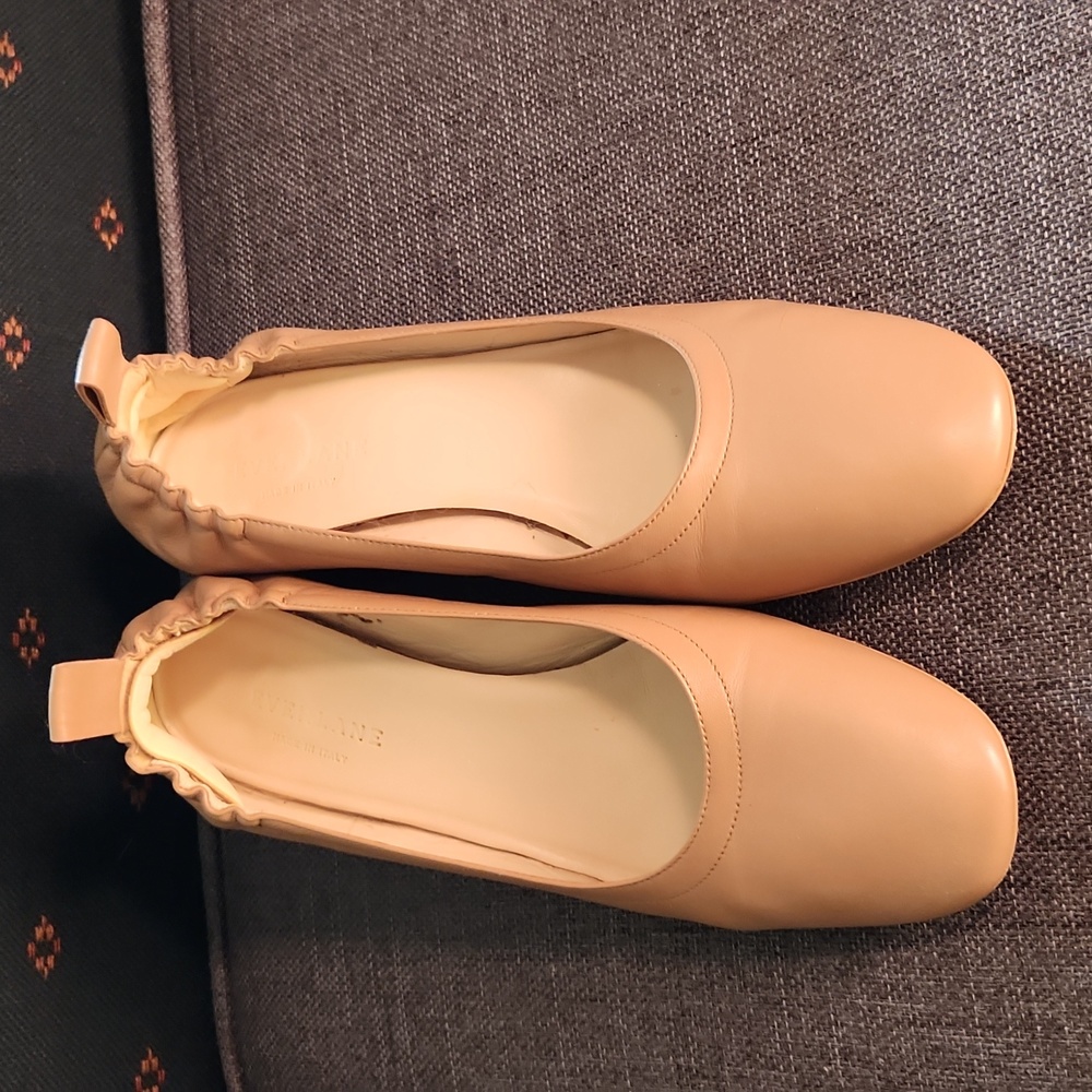 Everlane Day Heel Stacked Pecan 9